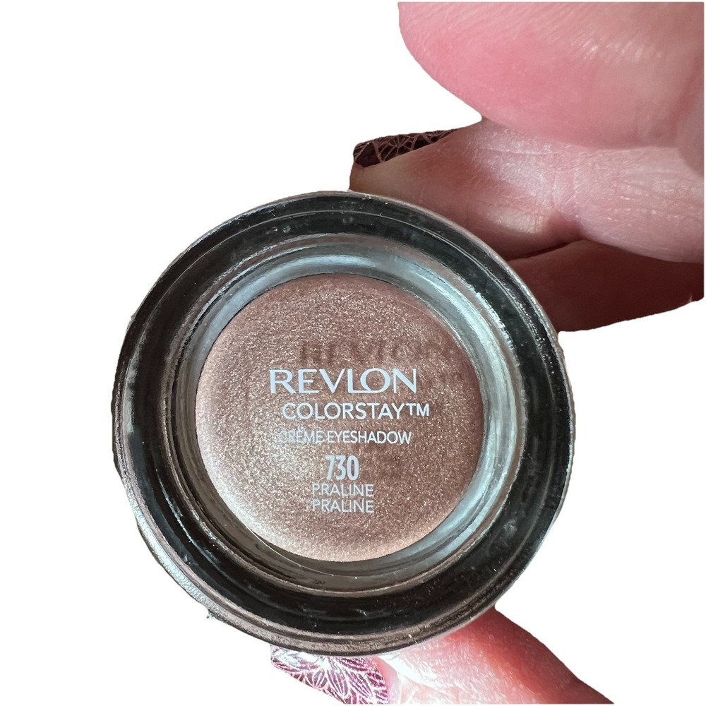 Revlon‎ Colorstay Crème Eyeshadow 730 Praline Metallic No Crease Luxurious Brush